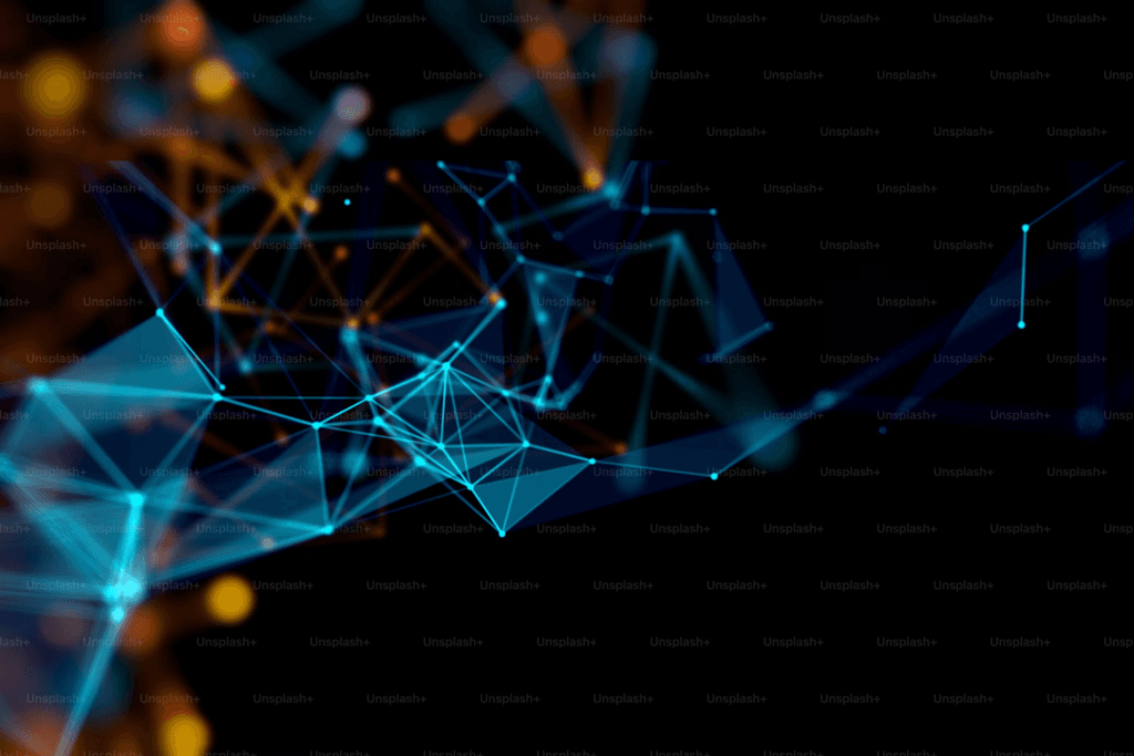 Digitales Netzwerk aus Lichtpunkten – sichere Dokumentenablage mit DeepBox