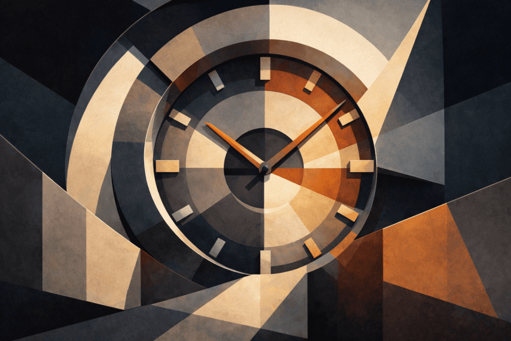 Illustration mit Uhr – Firmengründung in weniger als 24 Stunden