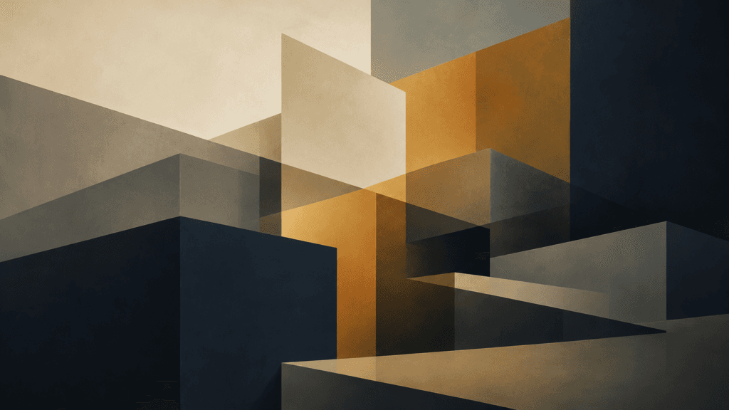 Abstrakte Illustration – Aktienbuch führen